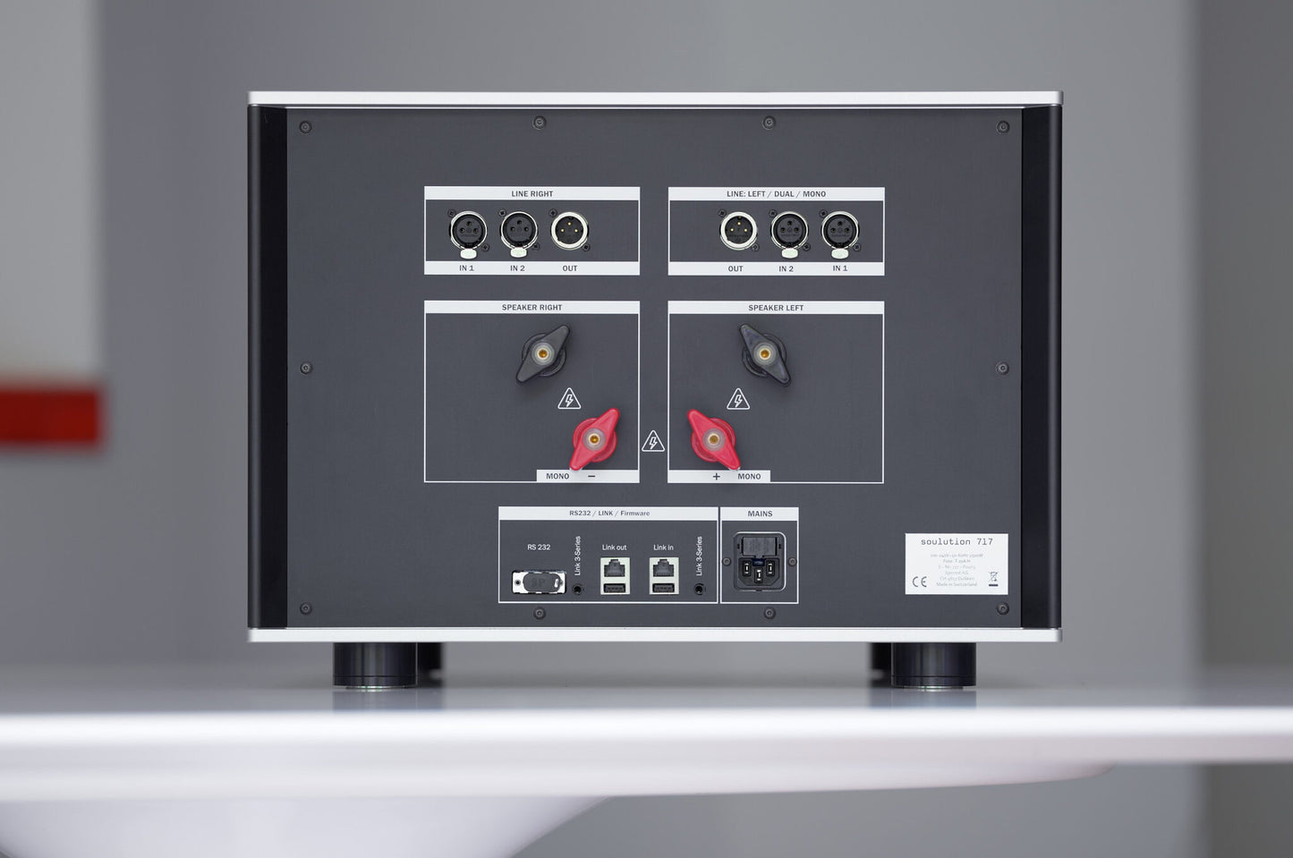 Soulution 717 Stereo Amplifier 立體聲/單聲道後級放大器